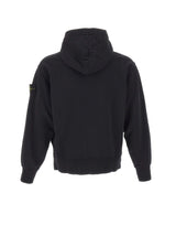 STONE ISLAND Felpa in cotone biologico BLACK Uomo 