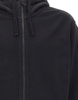 STONE ISLAND Felpa in cotone biologico BLACK Uomo 