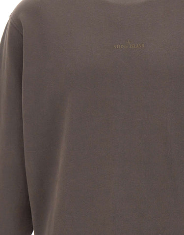 STONE ISLAND Felpa in cotone BROWN Uomo 