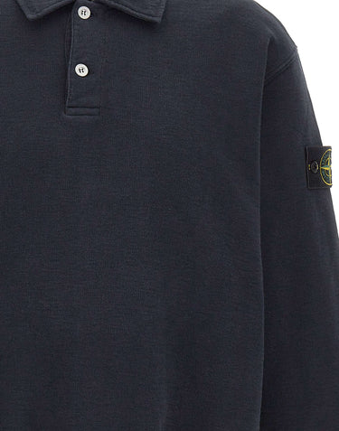 STONE ISLAND Polo in cotone BLUE Uomo 
