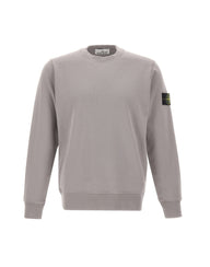 STONE ISLAND Felpa in cotone GREY Uomo 