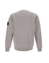 STONE ISLAND Felpa in cotone GREY Uomo 