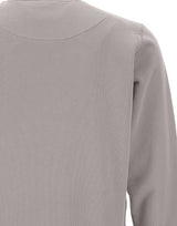 STONE ISLAND Felpa in cotone GREY Uomo 