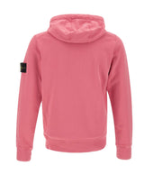 STONE ISLAND Felpa in cotone organico Pink Uomo 