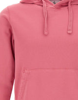 STONE ISLAND Felpa in cotone organico Pink Uomo 