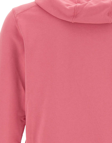 STONE ISLAND Felpa in cotone organico Pink Uomo 