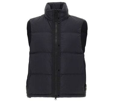STONE ISLAND Gilet in ripstop di nylon Cordura BLACK Uomo 