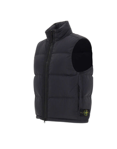 STONE ISLAND Gilet in ripstop di nylon Cordura BLACK Uomo 