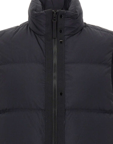 STONE ISLAND Gilet in ripstop di nylon Cordura BLACK Uomo 