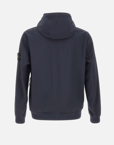 STONE ISLAND Giacca "Soft Shell-R-E-Dye" BLUE Uomo 