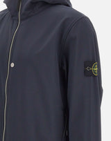 STONE ISLAND Giacca "Soft Shell-R-E-Dye" BLUE Uomo 