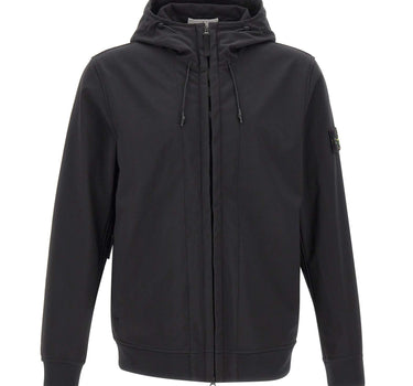 STONE ISLAND Giacca "Soft Shell-R-E-Dye" BLACK Uomo 
