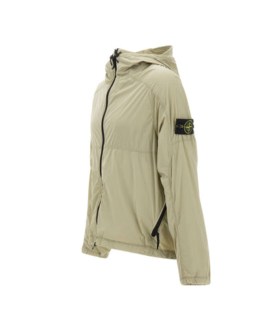 STONE ISLAND Giacca con cappuccio e finitura antigoccia GREEN Uomo 