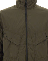 STONE ISLAND Giacca in nylon GREEN Uomo 