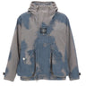 STONE ISLAND Parka corto dipinto a mano MULTICOLOR Uomo 