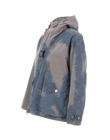 STONE ISLAND Parka corto dipinto a mano MULTICOLOR Uomo 