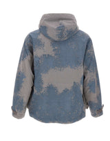STONE ISLAND Parka corto dipinto a mano MULTICOLOR Uomo 