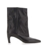 STRATEGIA Stivaletti in pelle BLACK Donna 