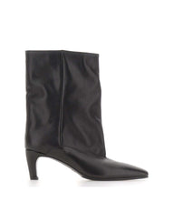 STRATEGIA Stivaletti in pelle BLACK Donna 