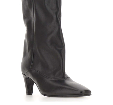 STRATEGIA Stivaletti in pelle BLACK Donna 