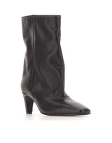 STRATEGIA Stivaletti in pelle BLACK Donna 