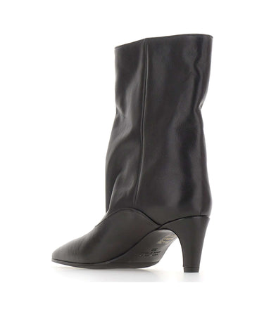 STRATEGIA Stivaletti in pelle BLACK Donna 