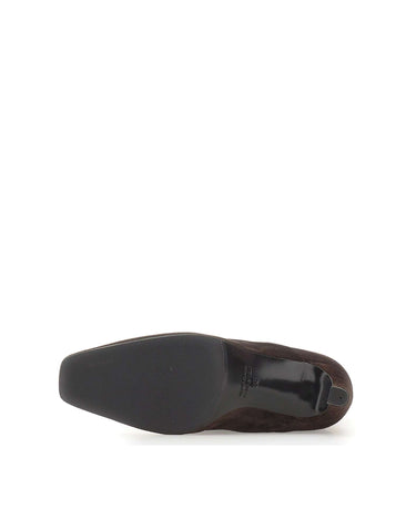 STRATEGIA Stivali in pelle scamosciata BROWN Donna 