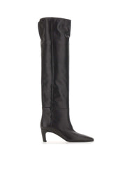 STRATEGIA Stivali alti in pelle BLACK Donna 