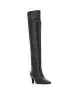 STRATEGIA Stivali alti in pelle BLACK Donna 