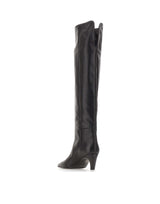 STRATEGIA Stivali alti in pelle BLACK Donna 