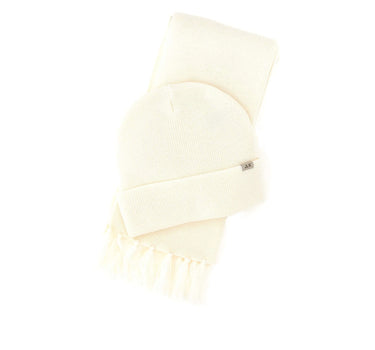 SUN68 Set Cappello e sciarpa in lana WHITE Uomo 
