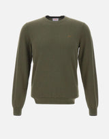SUN68 Maglia in lana e cotone GREEN Uomo 