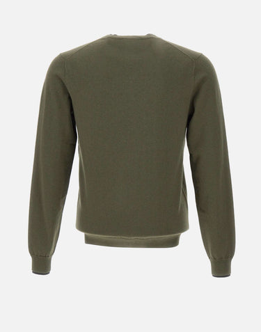 SUN68 Maglia in lana e cotone GREEN Uomo 