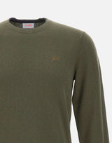 SUN68 Maglia in lana e cotone GREEN Uomo 