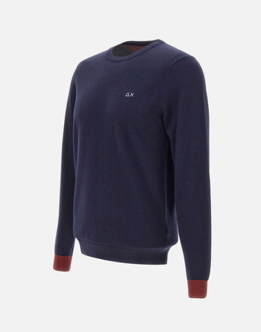 Maglia in lana e cotone K45143 07 SUN68 