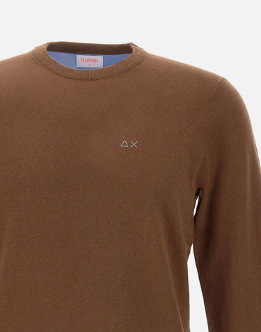 Maglia in lana e cotone K45143 08 SUN68 