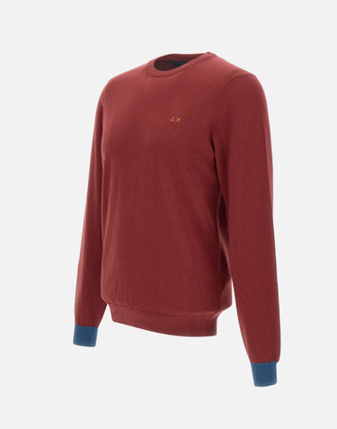 Maglia in lana e cotone K45143 35 SUN68 