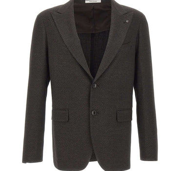 TAGLIATORE Blazer in misto lana BROWN Uomo 