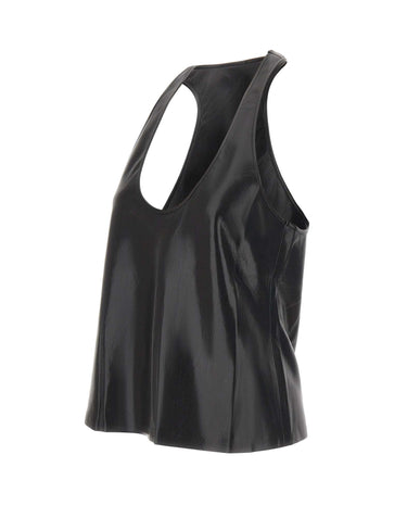 THE ANDAMANE Top "Pura" BLACK Donna 