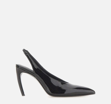 THE ATTICO Slingback "Viper" BLACK Donna 