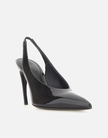 THE ATTICO Slingback "Viper" BLACK Donna 