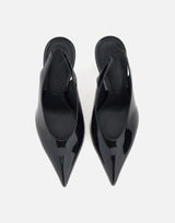THE ATTICO Slingback "Viper" BLACK Donna 