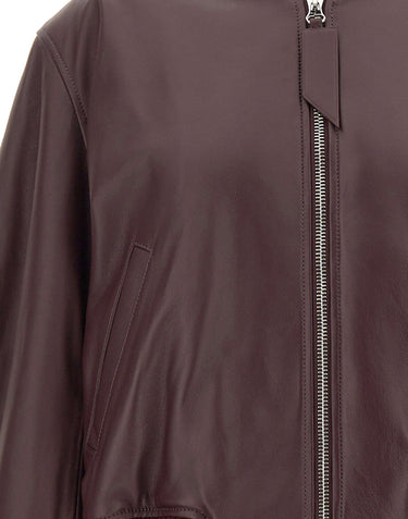 THE ATTICO Giacca bomber in pelle RED Donna 