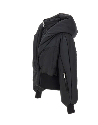THE ATTICO Piumino crop BLACK Donna 