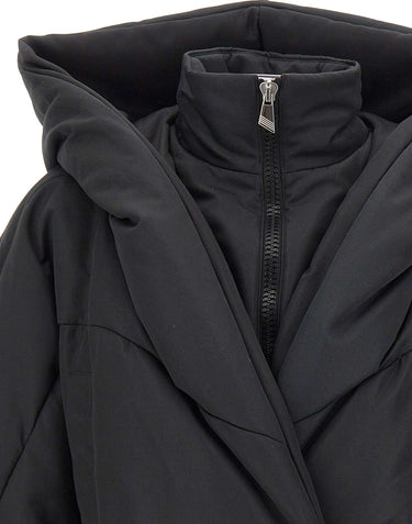 THE ATTICO Piumino crop BLACK Donna 