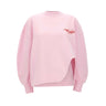 THE ATTICO Felpa con cut-out Scoop Pink Donna 