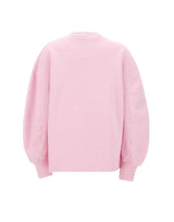 THE ATTICO Felpa con cut-out Scoop Pink Donna 