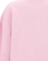 THE ATTICO Felpa con cut-out Scoop Pink Donna 