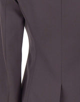 THE ATTICO Blazer in lana con foulard PURPLE Donna 