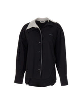 THE ATTICO Camicia in cotone con doppio colletto BLACK Donna 